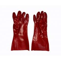 Guante pvc rojo para adr talla 10