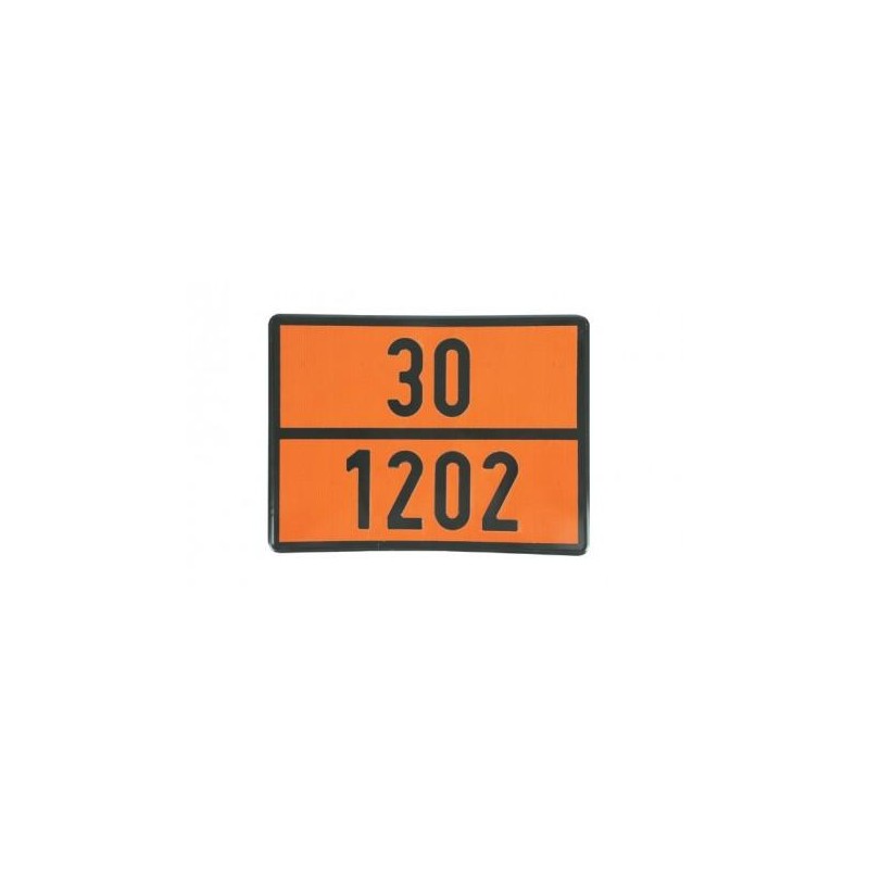 Placa naranja ADR 30/1202 - 38,90 € 