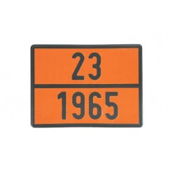 Placa ADR naranja 23/1965