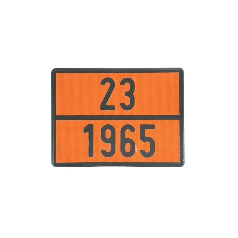 Placa ADR naranja 23/1965 - 38,90 € 