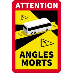 Adhesivo angulo muerto bus normativa francia