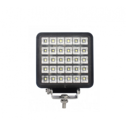 Faro cuadrado largo alcance 30 leds 12/24v con interruptor