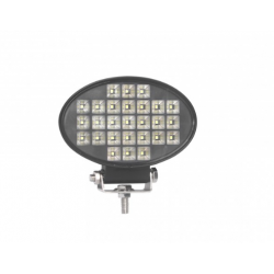 Faro ovalado largo alcance 27 leds 12/24v con interruptor