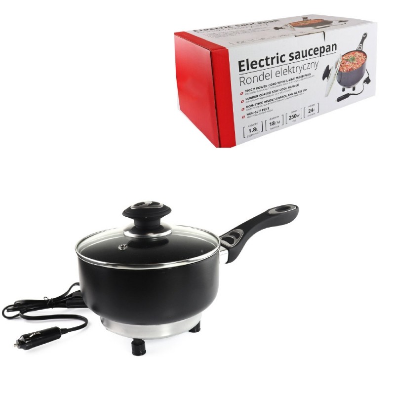 Olla eléctrica calienta comida camión mechero 24v 250w 18cmx8cm - 48,28 € 