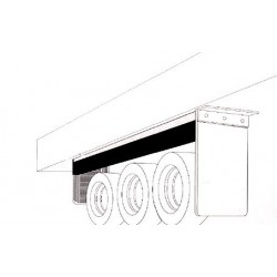 Banda latetal caucho antispray Homologada 1330X200mm - Faldillas para camión