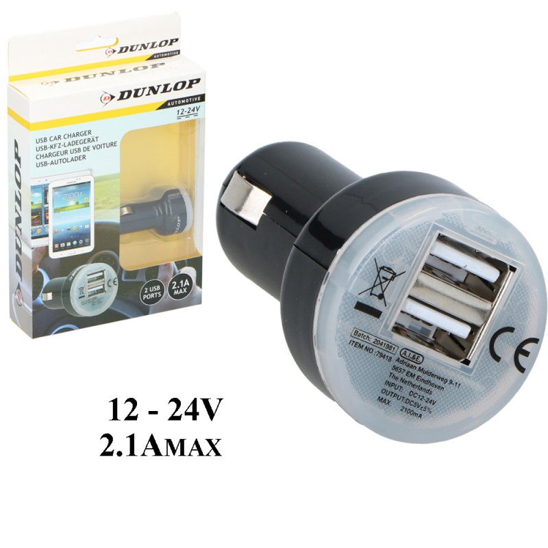 Base usb doble salida 12 / 24 v - 7,23 € 