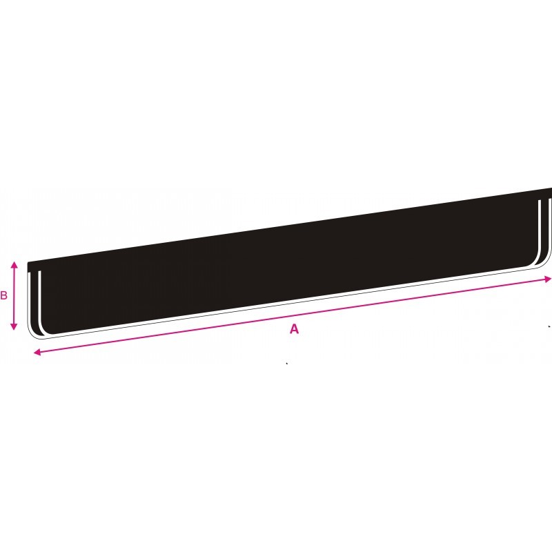 Faldon trasero negro sin serigrafia 2400x330 rectangular - 71,50 € 