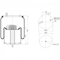 Fuelle trasero chasis Renault T euro 6