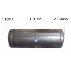 Calderin de aire 80 litros 4 tomas 1156mm