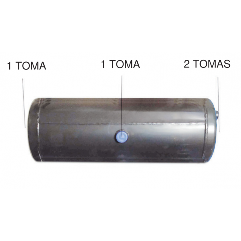 Calderin de aire 80 litros 4 tomas 1156mm - 169,40 € 