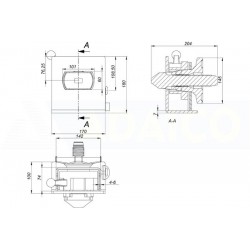 Twist lock contenedor 38 con certificado