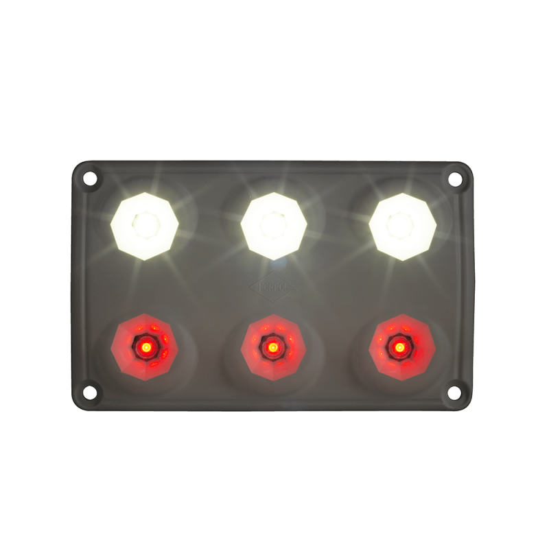 Piloto de cabina para interior rojo y blanco horpol 12/24v - 38,90 € 