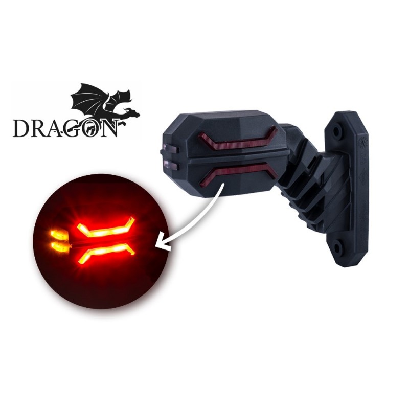 Piloto galibo curvo DRAGON led 12/24v - 19,30 € 