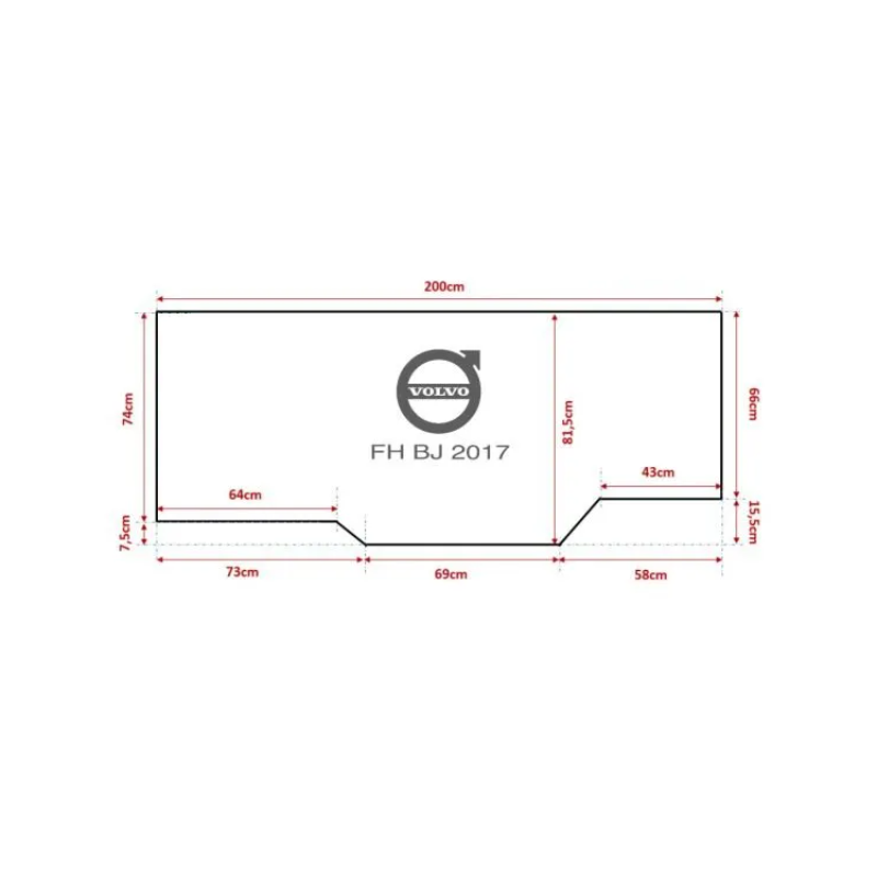 Colchón para camión a medida Volvo FH 4 (2015 a 2023) - 220,00 €