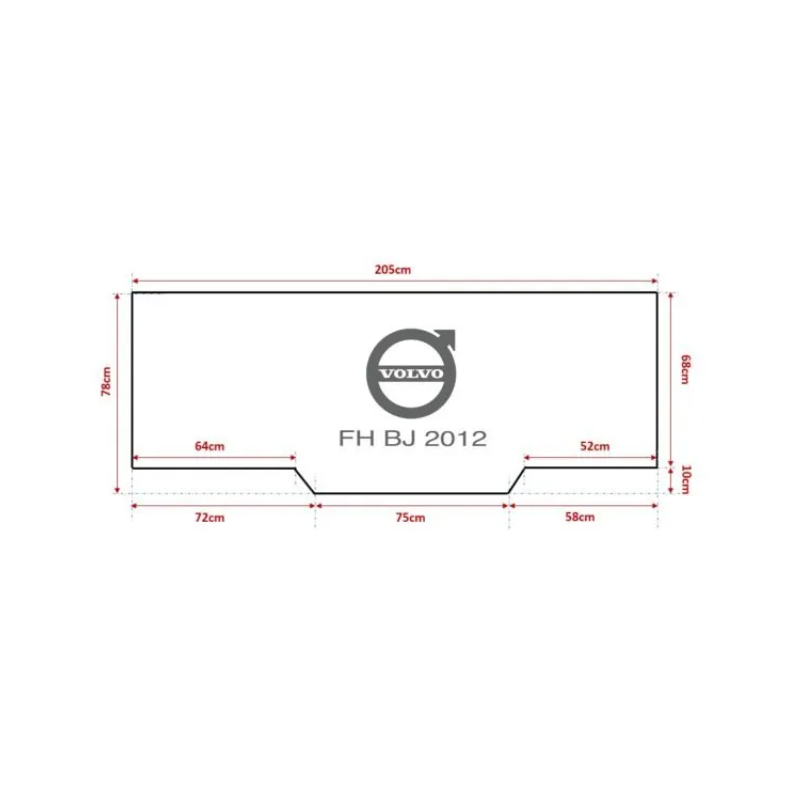 Colchón para camión a medida Volvo año 2012 - 203,28 €