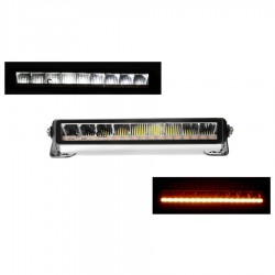 Barra led estroboscópica naranja + largo alcance 12/24v