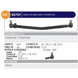 Barra dirección corta Mercedes Atego