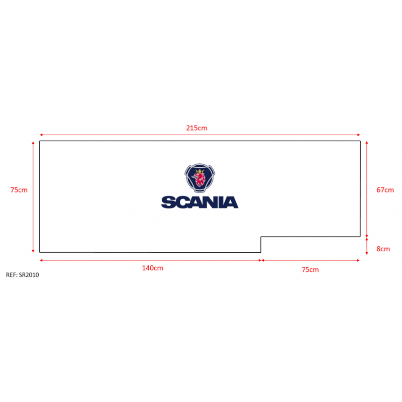 Colchón para camión adaptable scania r210 - 214,17 €