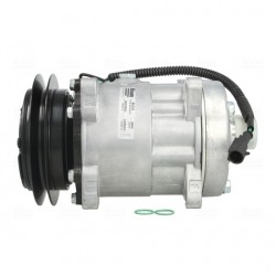 Compresor para camión aire acondicionado iveco 24v 132mm