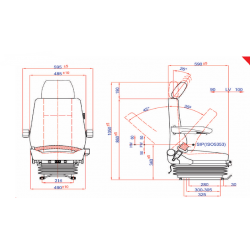 Asiento neumático camión 24V todas las marcas