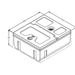 Nevera para Mercedes Actros 22 litros, 12/24VCC
