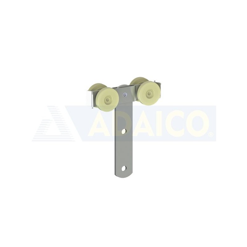 Ruleta doble 31x27 con rodamiento de nylon - 0,00 € 