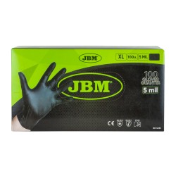 Caja de guantes nitrilo color negro talla XL
