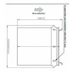 Filtro de particulas para camión scania c-d euro6, con abrazaderas