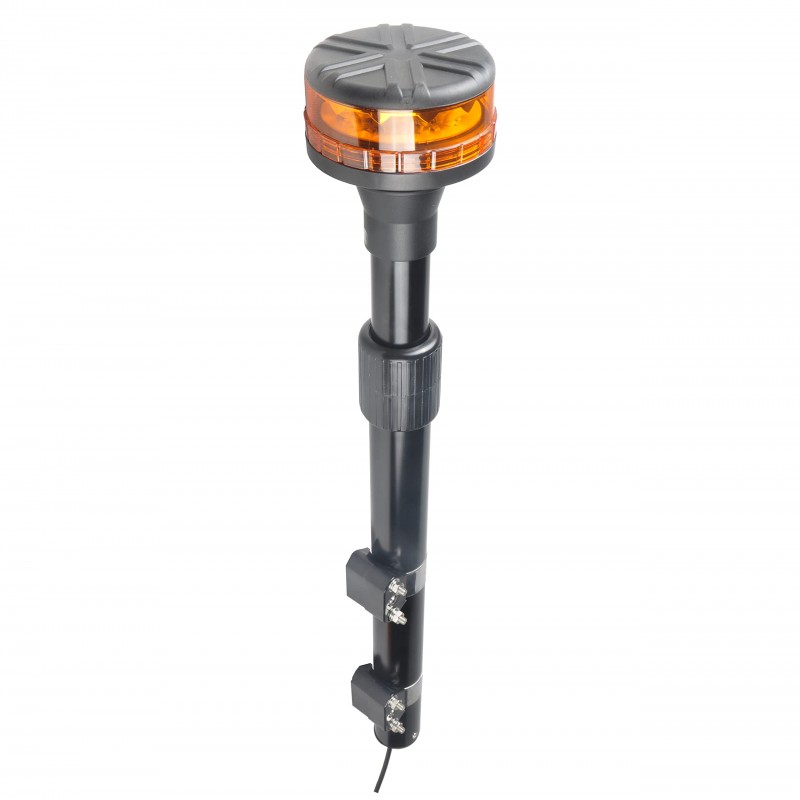 Rotativo led ambar r65 con mastil para moto telescopio - 102,90 €