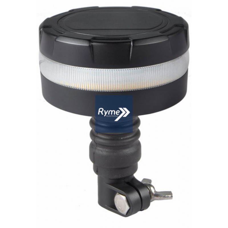 Rotativo led ambar r65 flexible con base din 12/24v - 35,00 €
