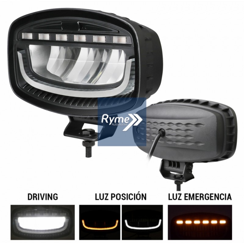 Faro delantero led driving auxiliar 3500lm-60w - 95,50 €