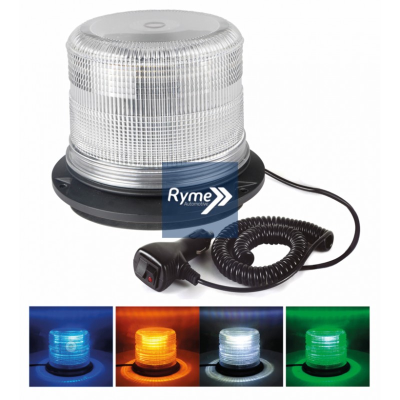 Rotativo led multicolor 4 colores 12/24v toma mechero - 29,95 € 