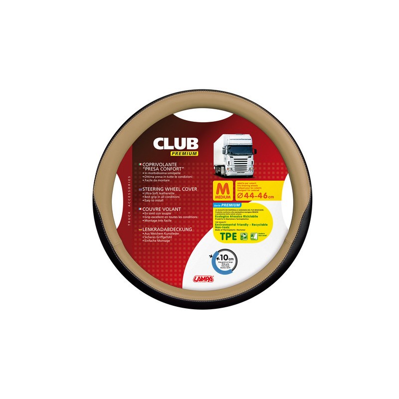 copy of Funda volante piel beige negro 46-48cm - 25,95 € 